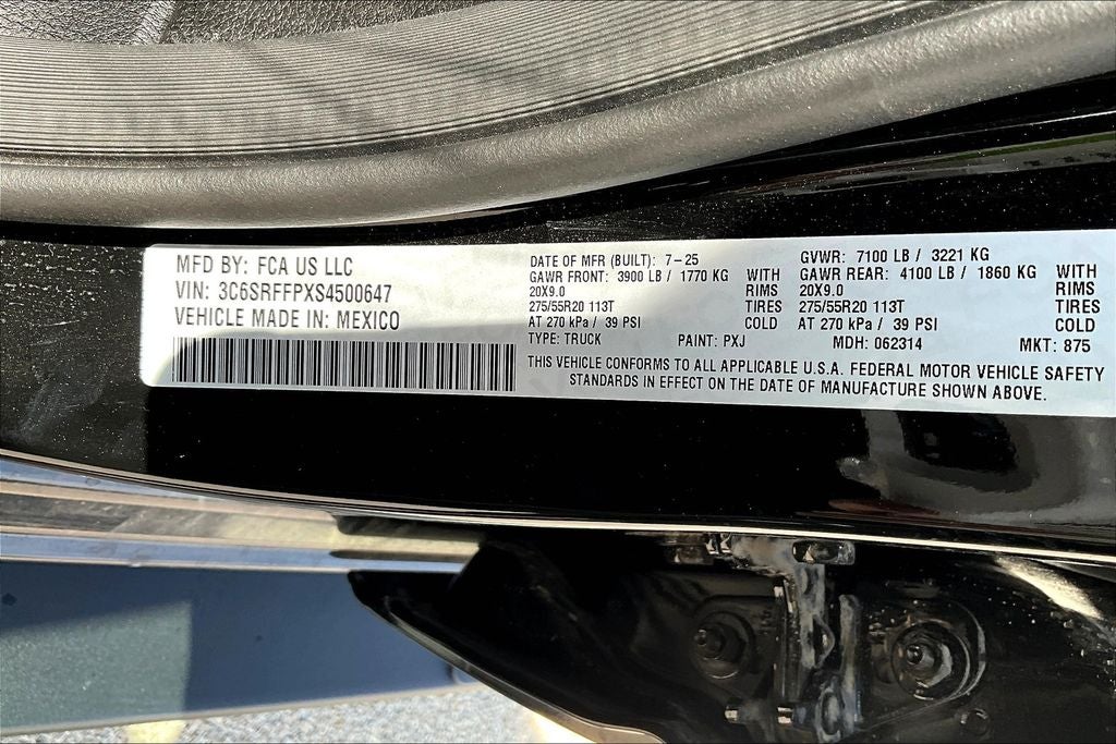 2025 RAM Ram 1500 RAM 1500 LONE STAR CREW CAB 4X4 5'7' BOX