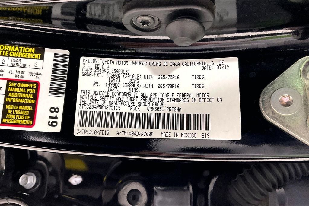 2019 Toyota Tacoma TRD Off Road