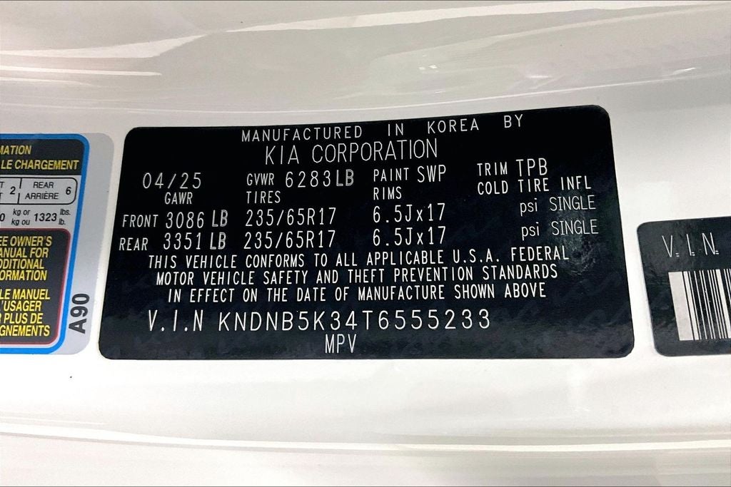 2026 Kia Carnival MPV LXS