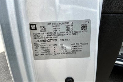 2012 GMC Acadia SLT1