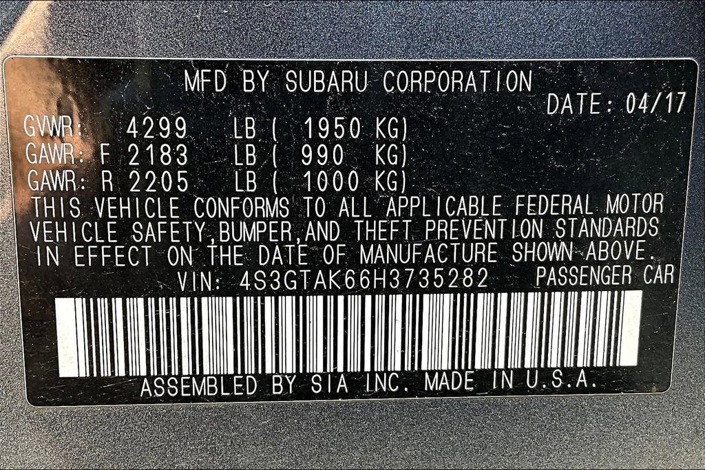 2017 Subaru Impreza Sport