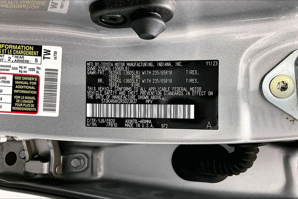 2024 Toyota Highlander Hybrid XLE