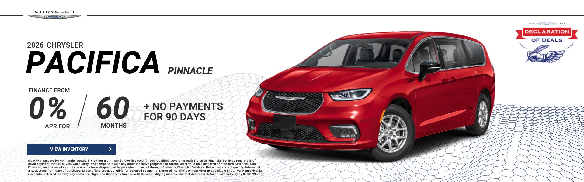 2026 Chrysler Pacifica Pinnacle