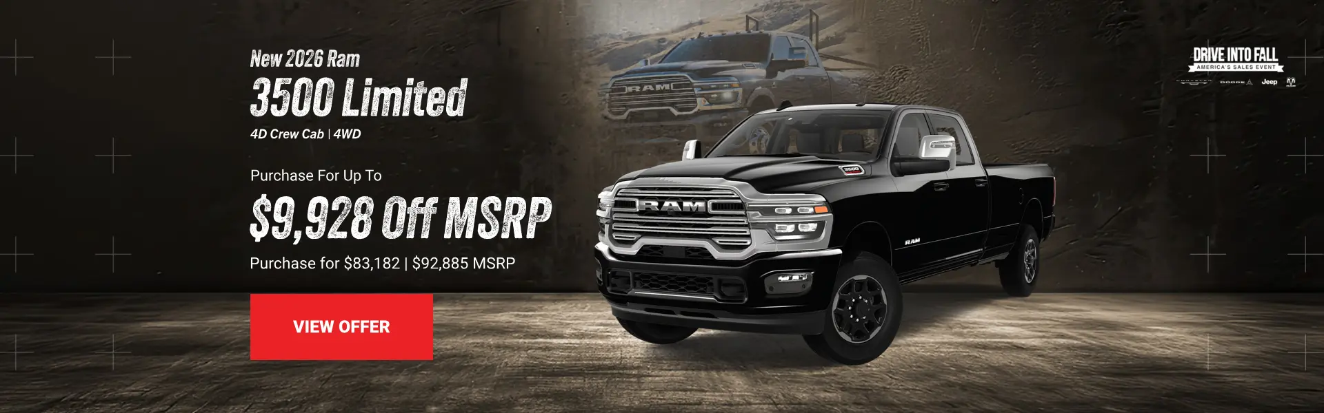 New Ram 3500 Special Offer