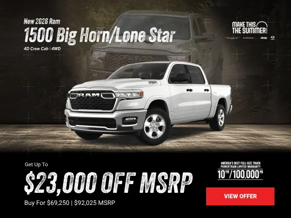Ram 1500 Lone Star Purchase Offer