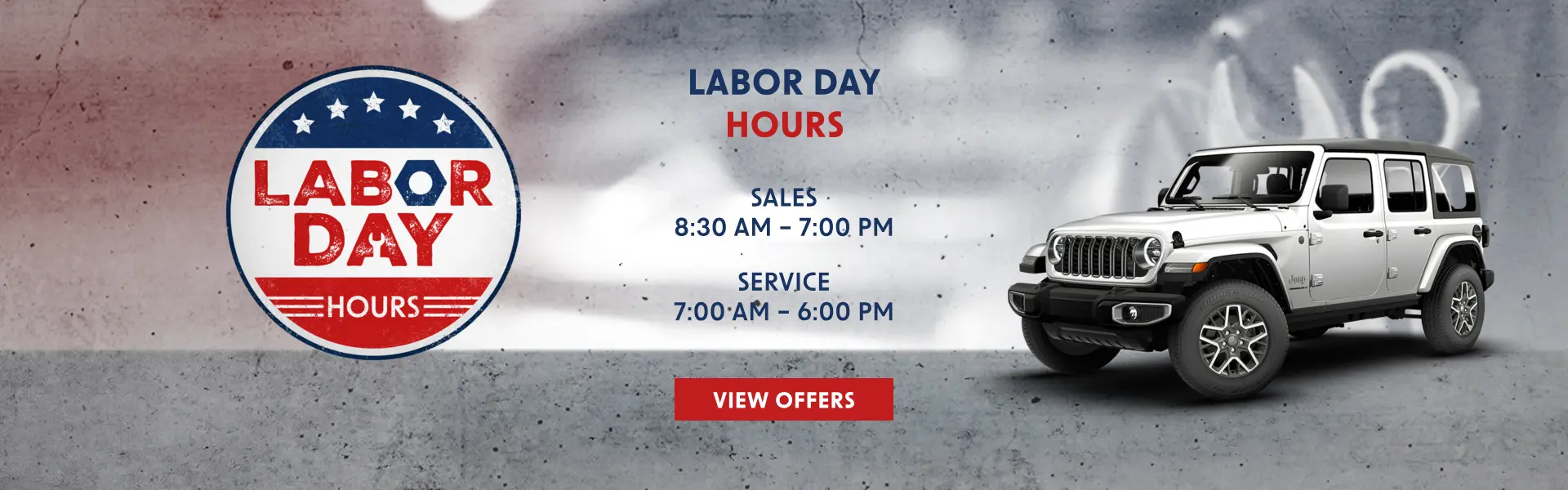 Labor Day Hours