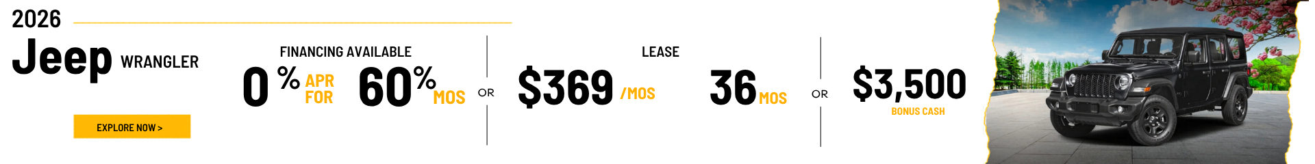 Wrangler April Offer